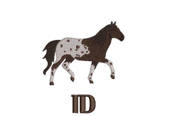 Appaloosa Embroidery Design